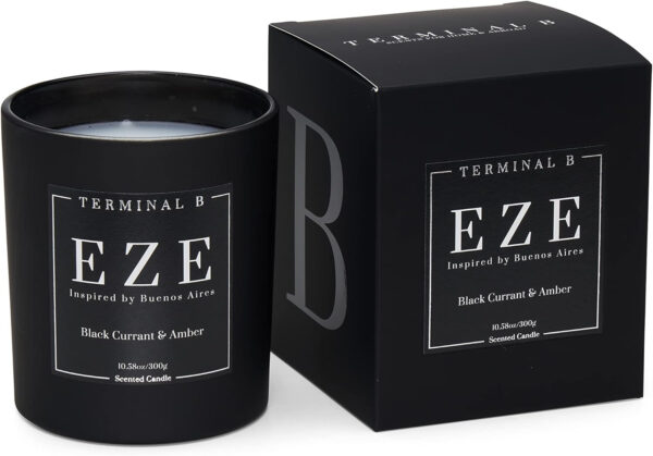 Terminal B - Luxury Scented Candle,  Black Fig & Cedarwood, 10.58 oz - Image 10