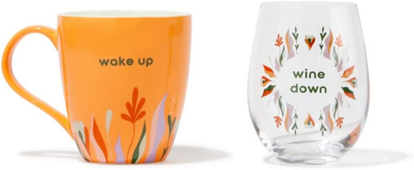 be rooted® Coffee Mug & Wine Glass Set