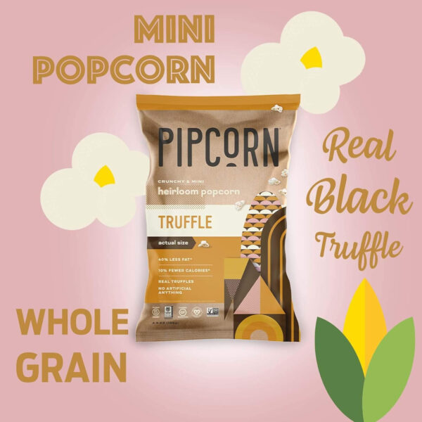 Pipcorn - Mini Heirloom Popcorn with Sea Salt, 24 pack (1 oz) - Image 3