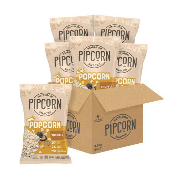 Pipcorn - Mini Heirloom Popcorn with Sea Salt, 24 pack (1 oz) - Image 16