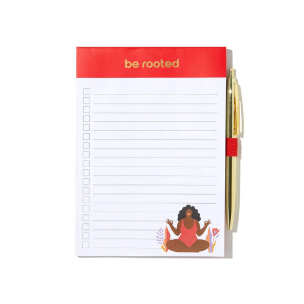 be rooted™ Notepad To-Do List + Pen Set (Blue)