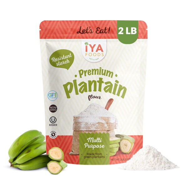 Iya Foods, Plantain Flour, 2 lb Pack