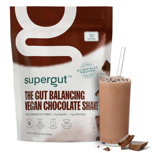 Supergut™ Prebiotic Shakes, Vegan Chocolate (35.6 oz)