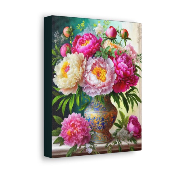 Peony Centerpiece on Canvas - Image 5