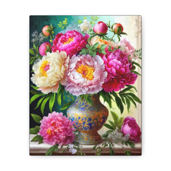 Peony Centerpiece on Canvas - Image 4