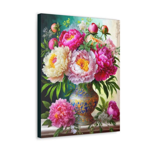 Peony Centerpiece on Canvas - Image 7