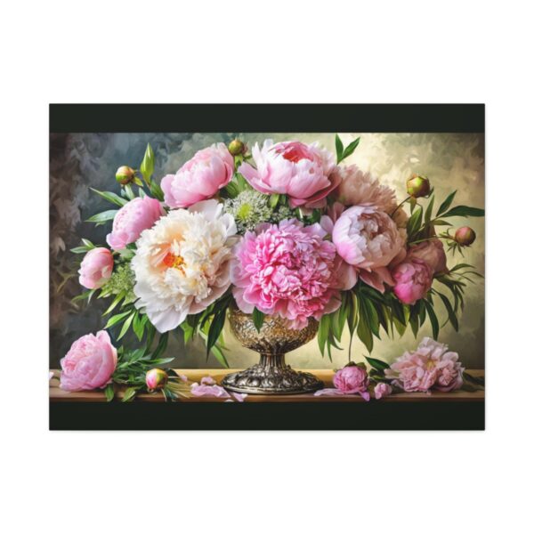 Peony Centerpiece II on Canvas - Image 13