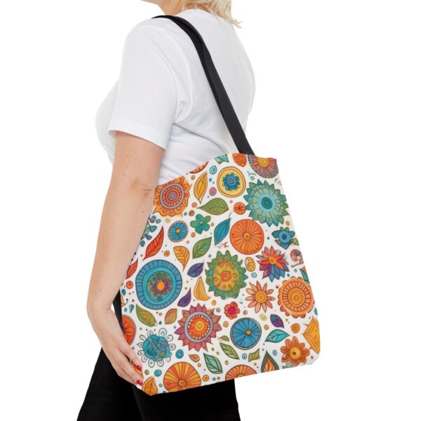 Whimsical Doodles Tote Bag - Image 12