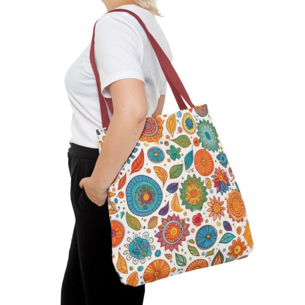 Whimsical Doodles Tote Bag - Image 24