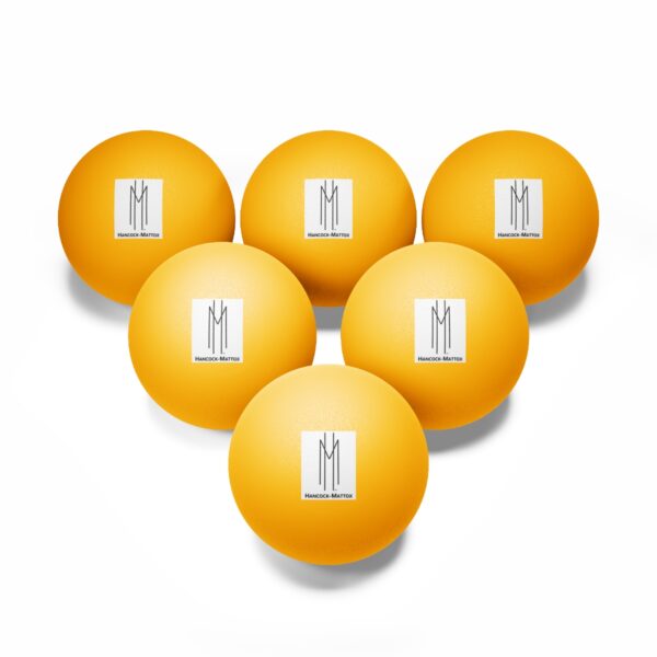 Hancock-Mattox™ Ping Pong Balls, 6 pcs - Image 6