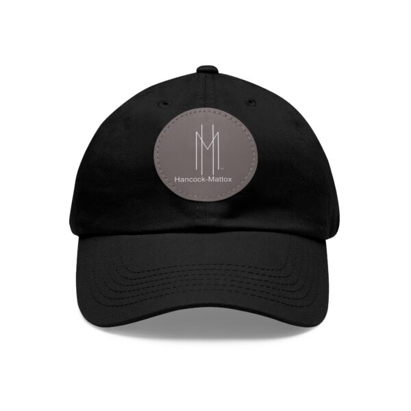 Hancock-Mattox™ Hat with Vegan PU Leather Patch - Perfect for Casual Everyday Wear - Image 17