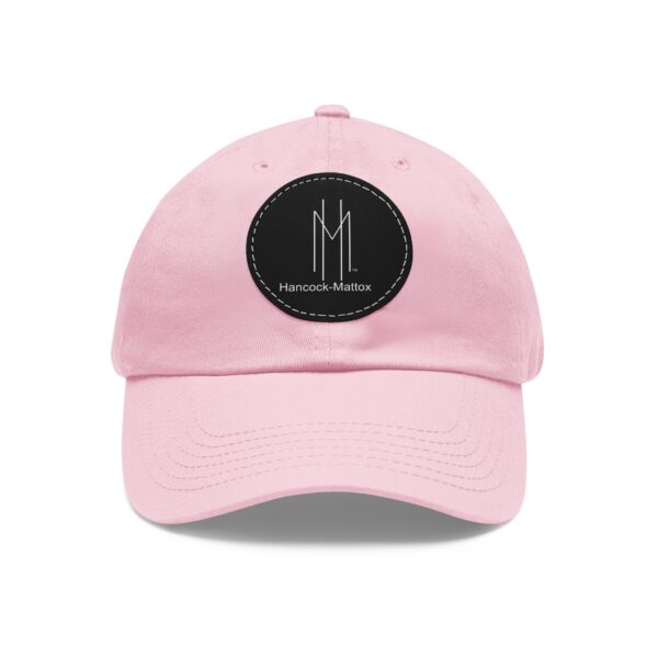 Hancock-Mattox™ Hat with Vegan PU Leather Patch - Perfect for Casual Everyday Wear - Image 7