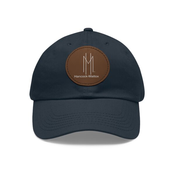 Hancock-Mattox™ Hat with Vegan PU Leather Patch - Perfect for Casual Everyday Wear